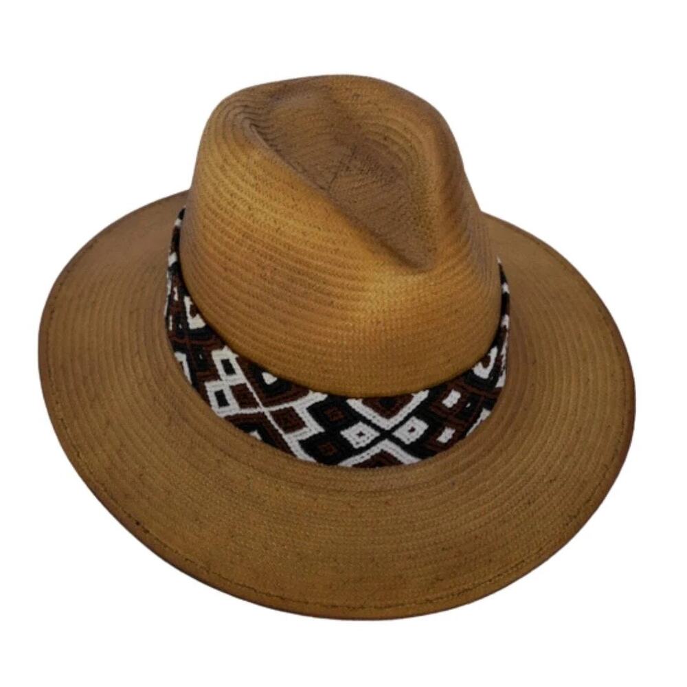 Eclectic Array Men's Natural Falcon Straw Fedora Hat Western Boho Festival HR9-8